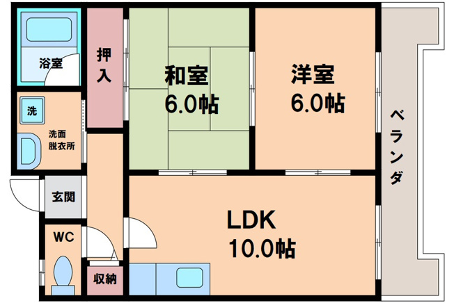 【間取り】 | ルミエール住吉
