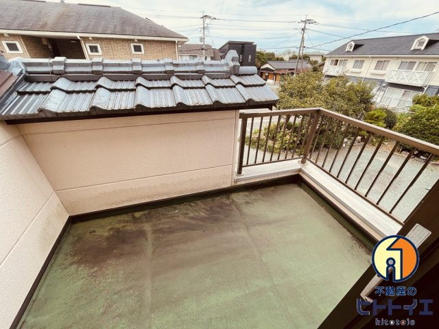 長浜戸建てのバルコニー