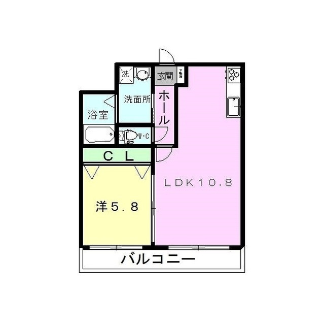 ビビエンダ弓削の間取り