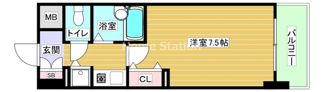 【間取り】 | プレサンス御幣島ステーションフロント