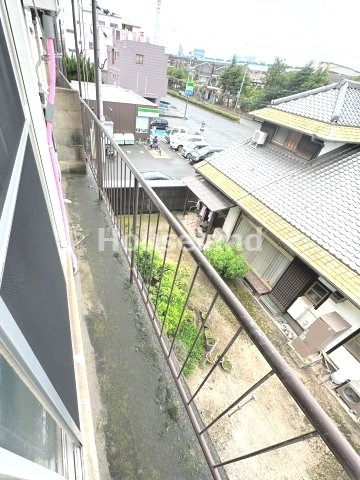 コーポ湊のバルコニー