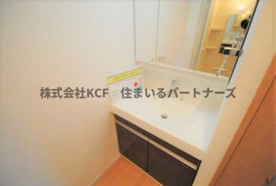 【洗面所】 | ルーチェ久留米駅前 | 脱衣スペースもあります