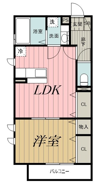 J-roomの間取り