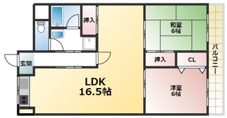 【間取り】 | メゾンやすむろⅠ