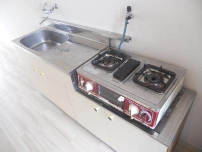 ハイツ福田のキッチン|二口ガスキッチン