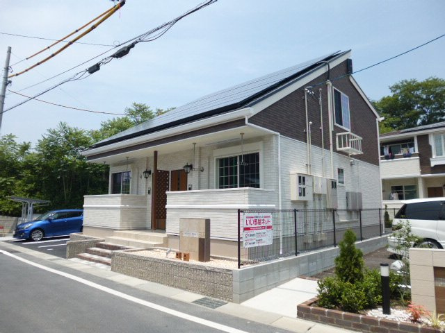 倉敷市中庄のアパートの外観