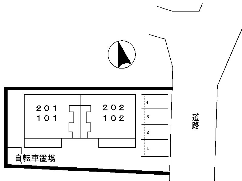 メゾン　ラダーの区画図