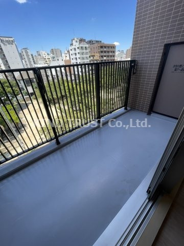 天満橋ケルスコートParkViewのバルコニー