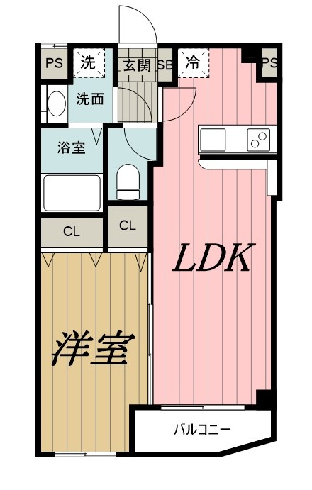 Chez Plaisant(シェ・プレゾン)の間取り