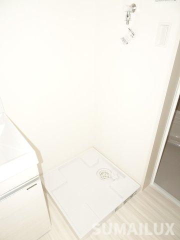 熊本市中央区黒髪５丁目のアパートの洗面所