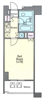 【間取り】 | レジディア市ヶ谷Ⅱ（旧アクシルコート市谷砂土原）