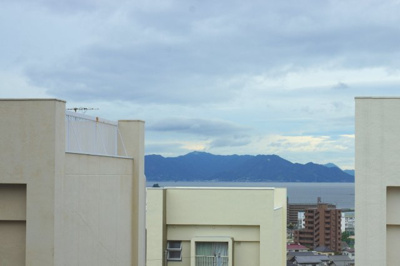【展望】 | 鈴が台団地分譲住宅F棟 | 最上階のお部屋からは瀬戸内海が見えます