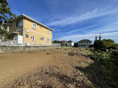 【前面道路含む現地写真】 | 市ケ尾町新築戸建て3号棟