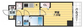 【間取り】 | プレサンス堺筋本町駅前シェル