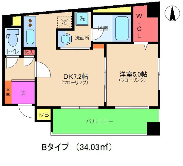 【間取り】 | セイワパレス新梅田