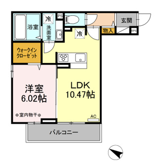 【間取り】 | プラシードK
