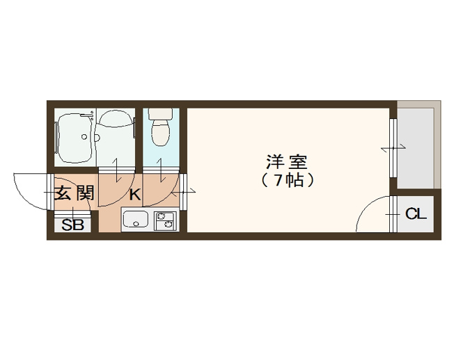 【間取り】 | ブルーメイトハイツA棟
