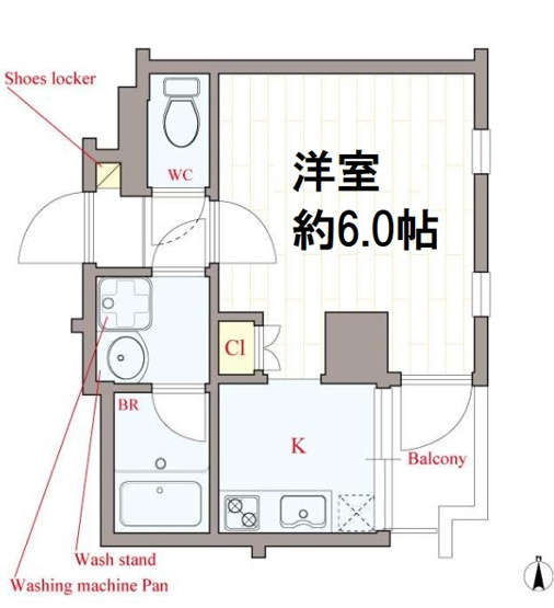 【間取り】 | CHATEAU NAMBA RIPPLE