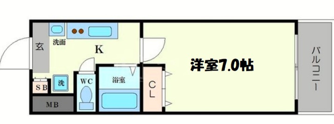 【間取り】 | vineルミエール大国町