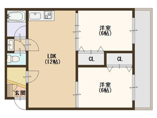 【間取り】 | アベニュー中加賀屋