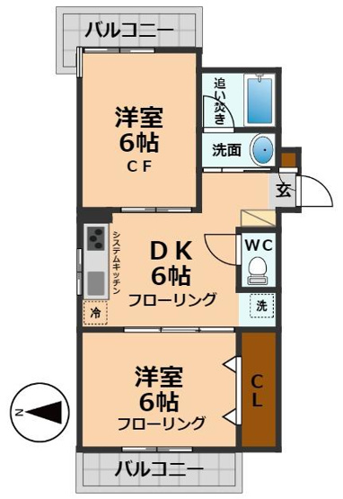 【間取り】 | Fコート高井戸