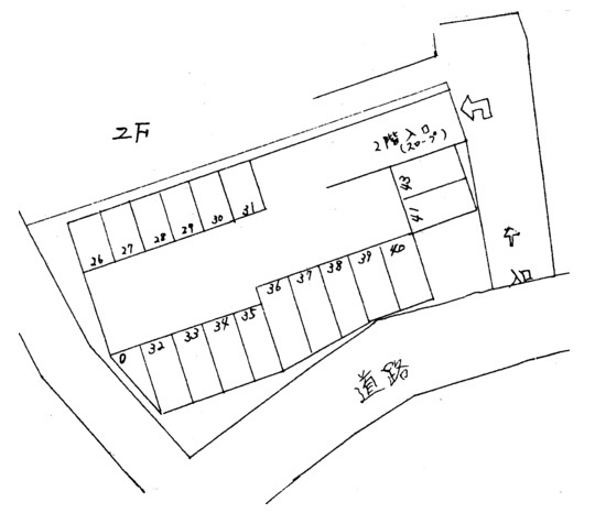 パーキング小宿の区画図