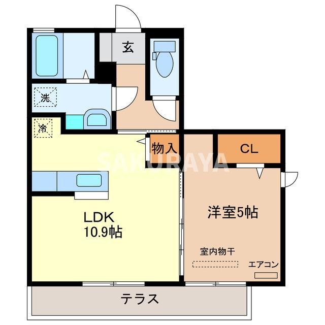ハピネスの間取り