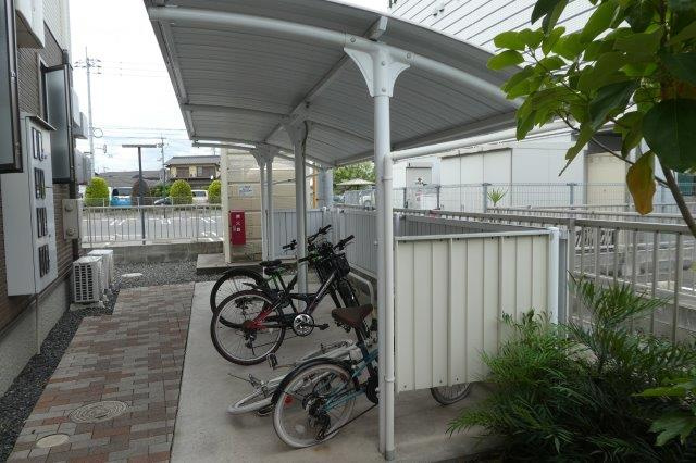 倉敷市田ノ上のアパートのその他共用部分|駐輪場