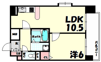 【間取り】 | リーガル新神戸