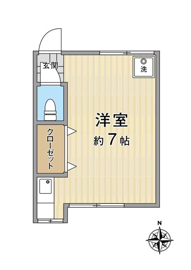 【間取り】 | 東田荘A棟