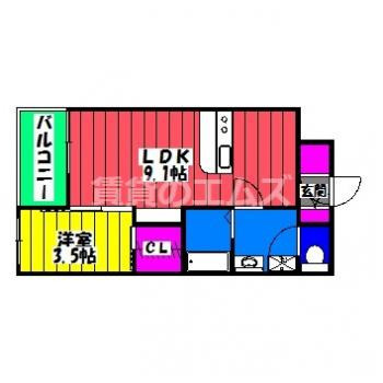 【間取り】 | リアンレガーロ井尻駅前壱番館 | リアンレガーロ井尻駅前壱番館の間取り