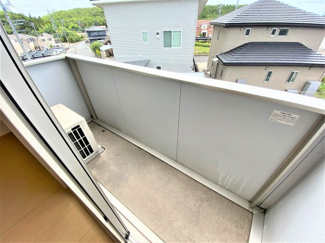 エコタウン常滑のバルコニー