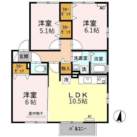 エコタウン常滑の間取り