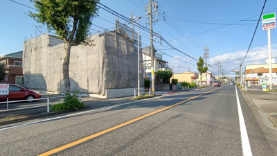 【前面道路含む現地写真】 | 南区中割町１期　２号棟＜仲介手数料無料＞宝小学校・南光中学校　新築一戸建て | 7/24撮影
南区の不動産の事はマックスバリュで住まい相談エムワイホームにお任せください。