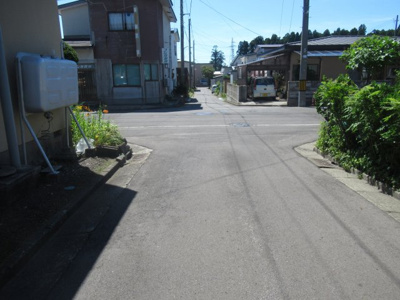 【前面道路含む現地写真】 | 能代市落合字下大野・売地
