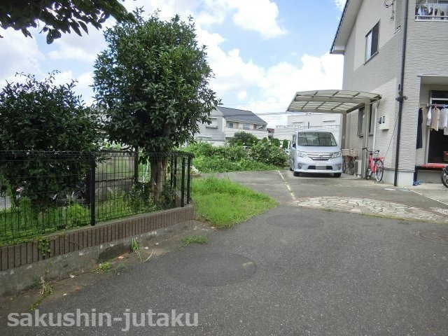 勝田台南２丁目　売地の前面道路含む現地写真|南側４ｍ公道面