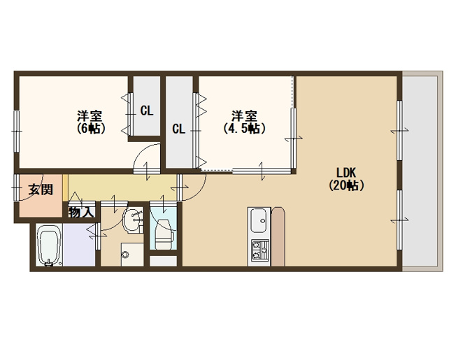 【間取り】 | アノパーク加賀屋