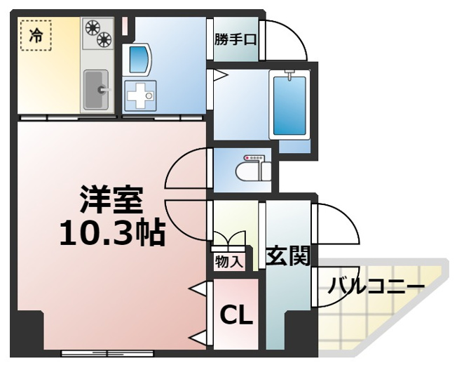【間取り】 | T’square南森町