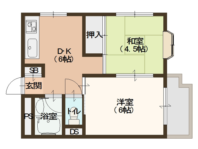 【間取り】 | プレアール西加賀屋