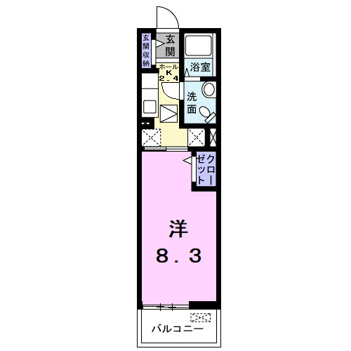 サンハウス宮池の間取り