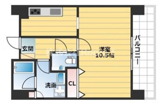 【間取り】 | メゾンルージュ空堀