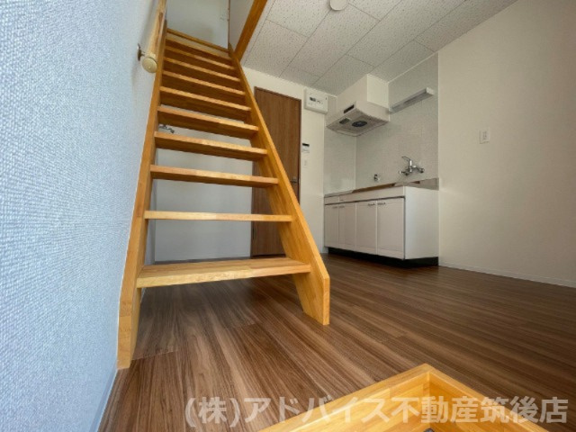 八女郡広川町大字広川のアパートの居間・リビング|リビングです