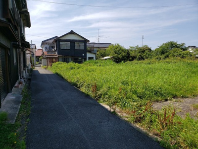 【前面道路含む現地写真】 | 鳥取市気高町宝木土地③