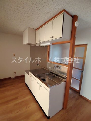 【キッチン】 | パークサイドハイムⅡ | きれいなキッチンです