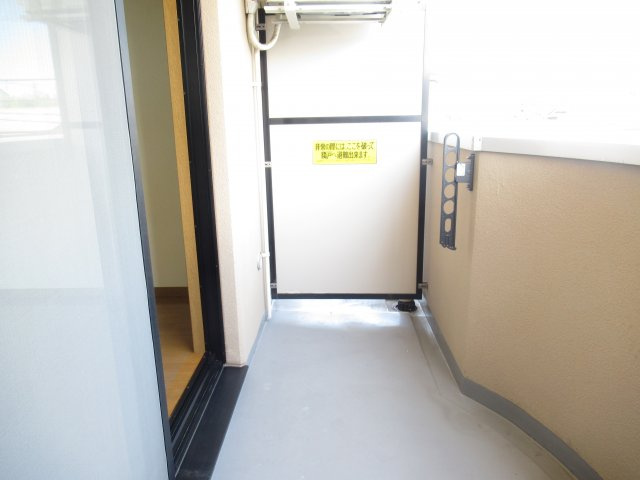 ドリームパレス荒楯のバルコニー