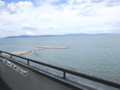 【展望】 | 明石市大久保町江井ヶ島中古戸建 | 遮るものがなく、限られた区画しか味わえない景色。