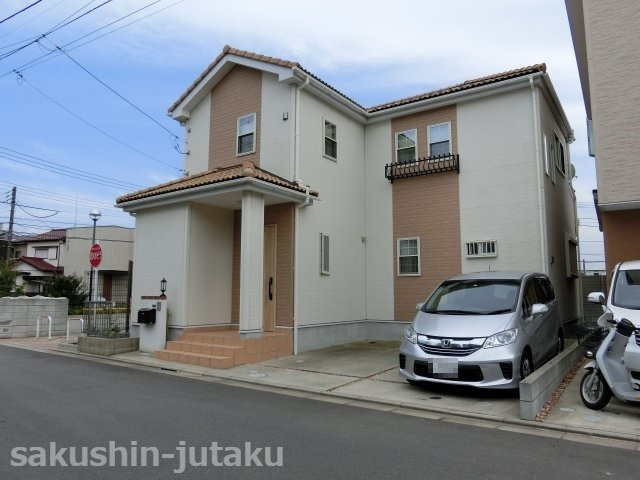 東習志野１丁目　中古戸建の外観|北側６ｍ公道面