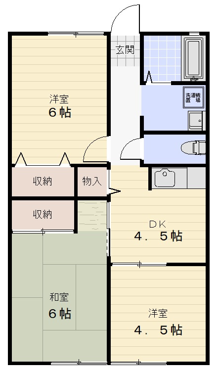 ベルメゾン194の間取り