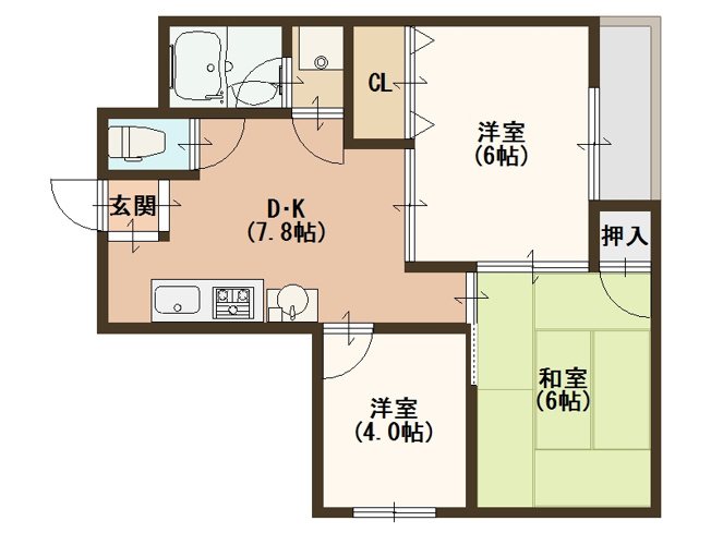 【間取り】 | 大塚マンション