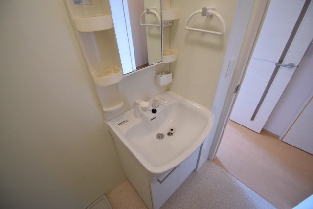 ブランシュールＡの洗面所|シャンプードレッサー付きです